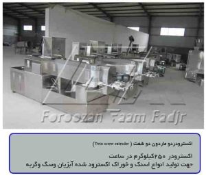 اکسترودر دو ماردون دو شفت