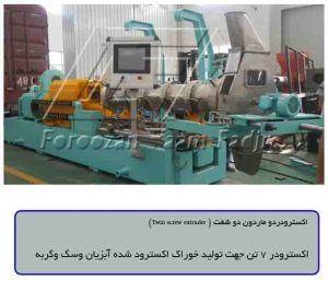 اکسترودر دو ماردون دو شفت